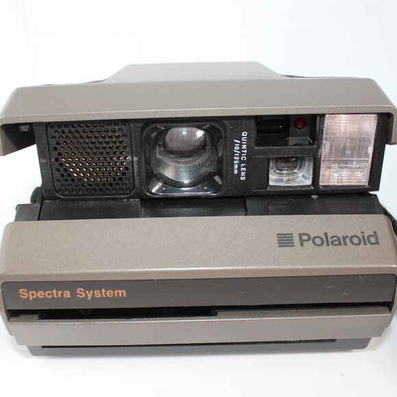 Vintage Polaroid Spectra System Camera in Original Case, Strap, Manual UNTESTED - Picture 3 of 16